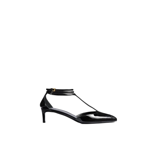 Mia Pump in Black Patent Leather