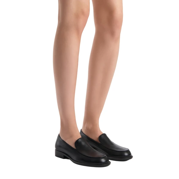 Miles Loafer in Black Leather - Image 3