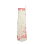 Khaite Nevis Dress in Coral | Dresses | Coveti