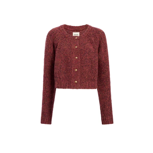 Niels Cardigan in Cherry