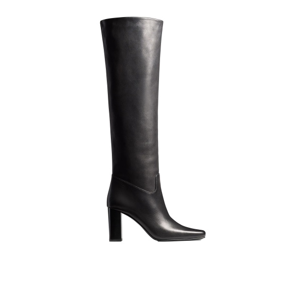 Khaite Petra Knee-High Boot in Black