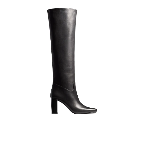 Khaite Petra Knee-High Boot in Black
