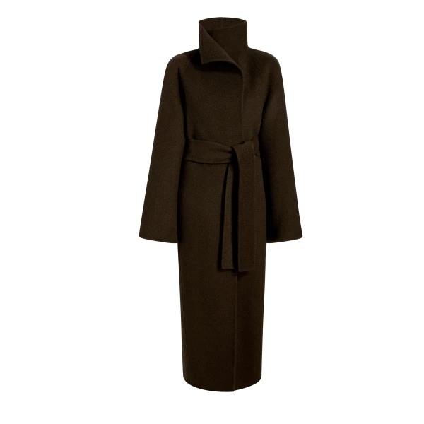 Romare Coat in Army Melange
