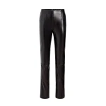 Khaite Ryden Pant in Black Leather | Pants | Coveti