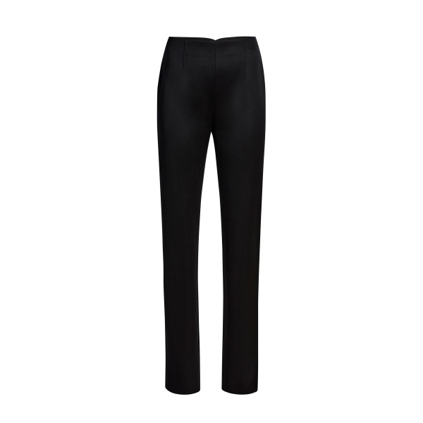 Khaite Ryden Pant in Black Wool | Pants | Coveti
