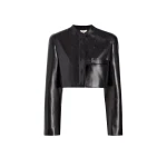 Khaite Samo Jacket in Black Leather | Jackets | Coveti