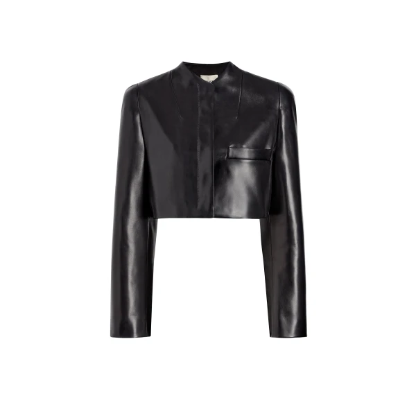 Samo Jacket in Black Leather
