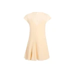 Khaite Scarla Dress in Champagne Silk | Dresses | Coveti