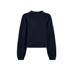 Khaite Simone Sweater in Deep Navy | Knitwear | Coveti