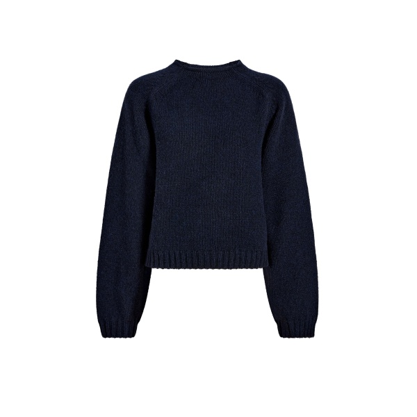 Khaite Simone Sweater in Deep Navy | Knitwear | Coveti
