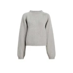 Khaite Simone Sweater in Pewter | Knitwear | Coveti