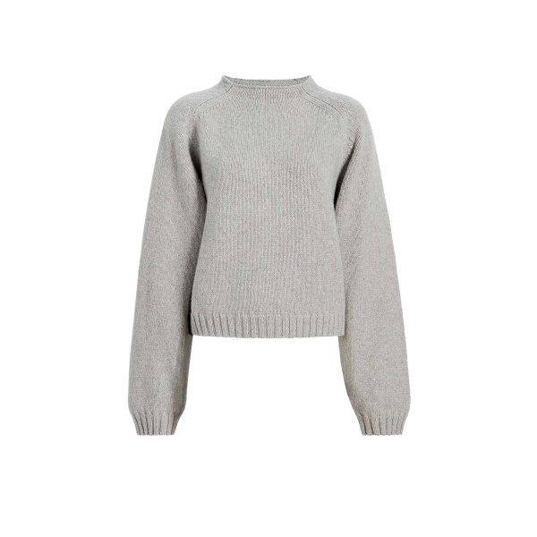 Khaite Simone Sweater in Pewter | Knitwear | Coveti