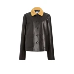 Khaite Wilson Caban in Black | Jackets | Coveti