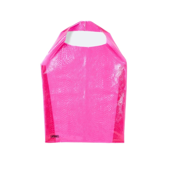 Clear Tote in Fuchsia