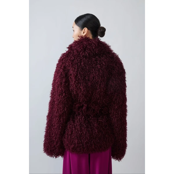 faux mongolian jacket
