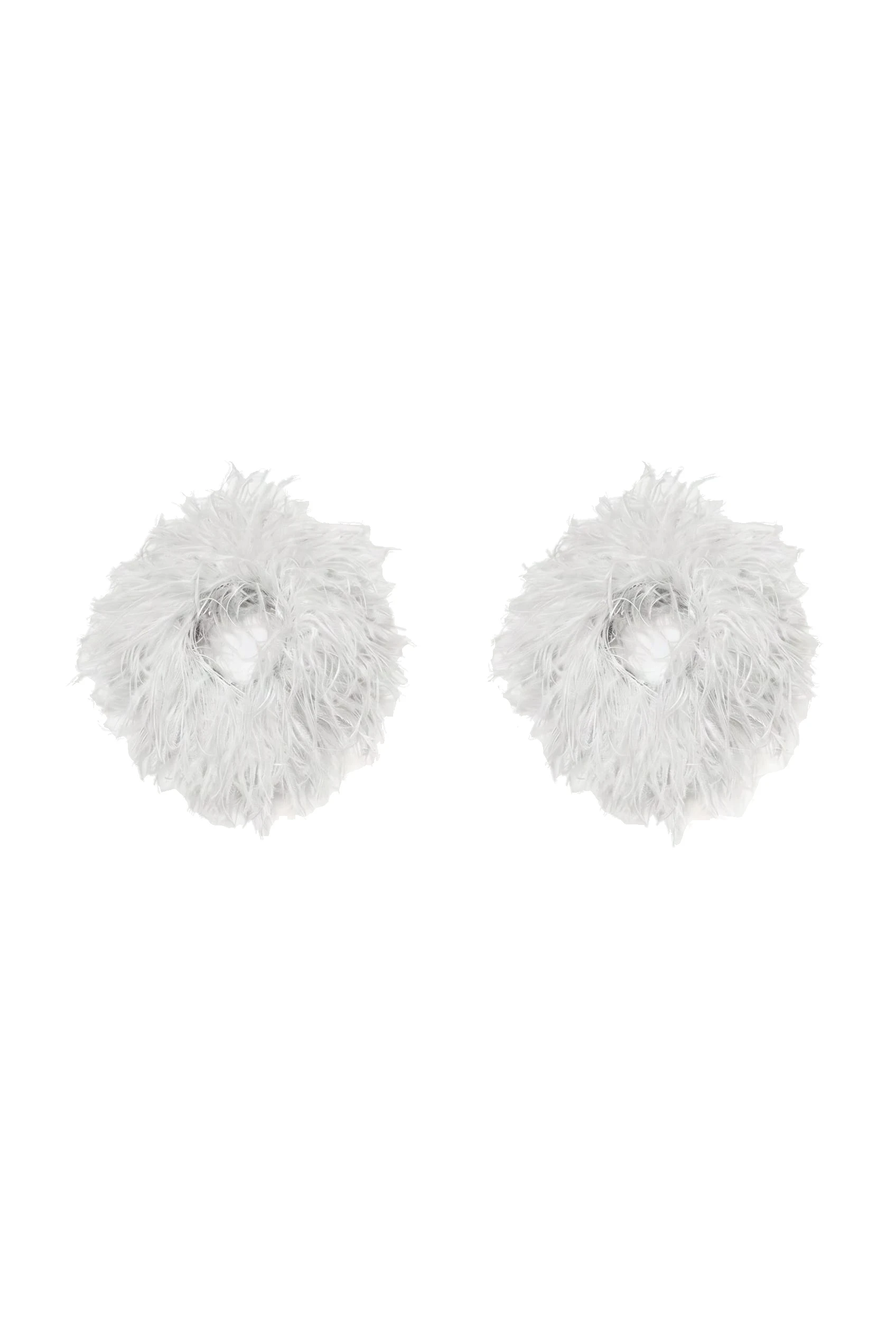 LaPointe Feather Cuffs in Off White LaPointe