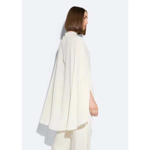 georgette oversized cape tee