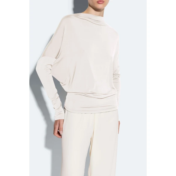 jersey blouson top