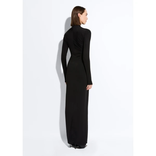 jersey draped gown
