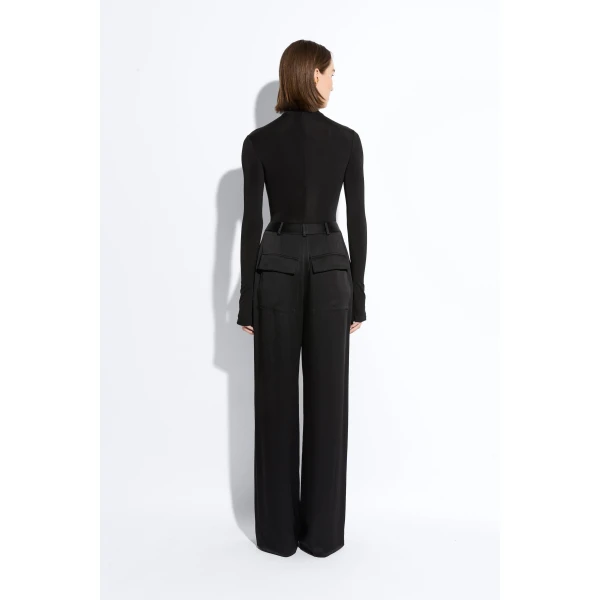 jersey mock neck bodysuit