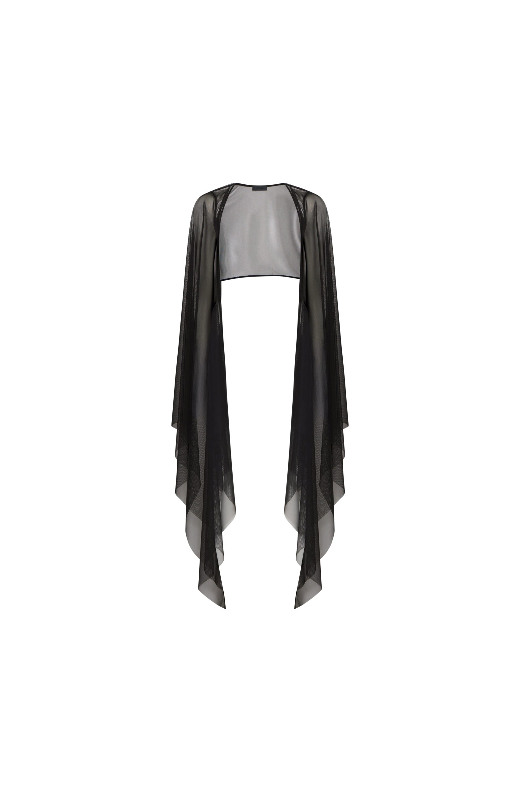 Mesh Shrug in Black