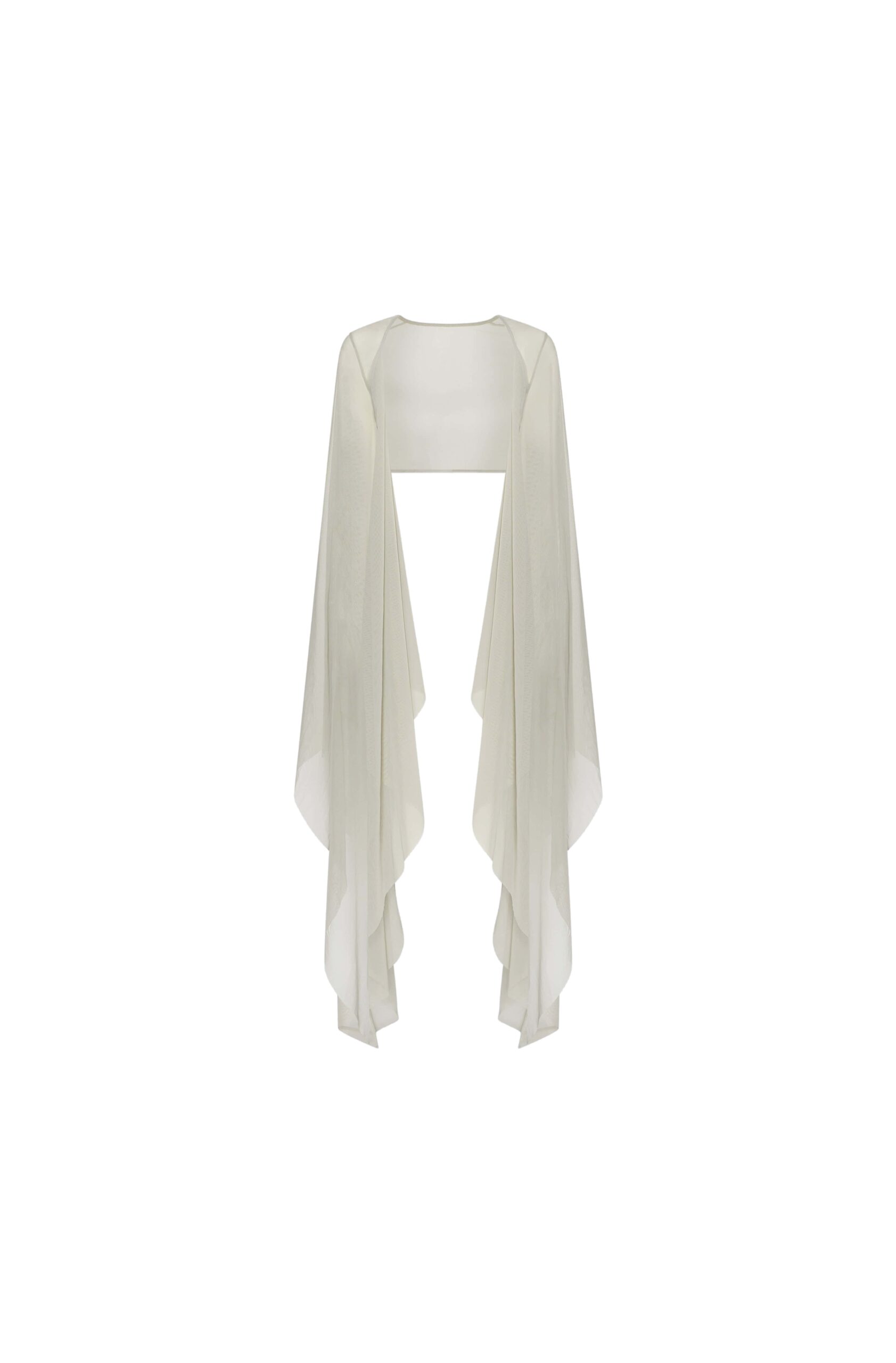 Mesh Shrug in Silver