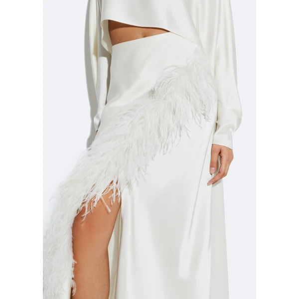 cream skirts