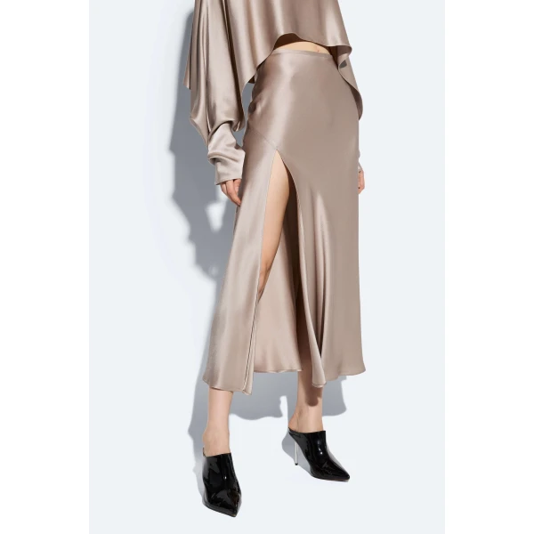 washed silver skirts