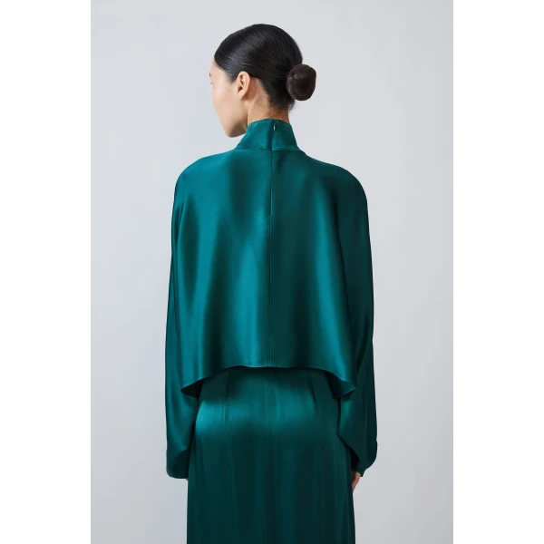 satin caftan top