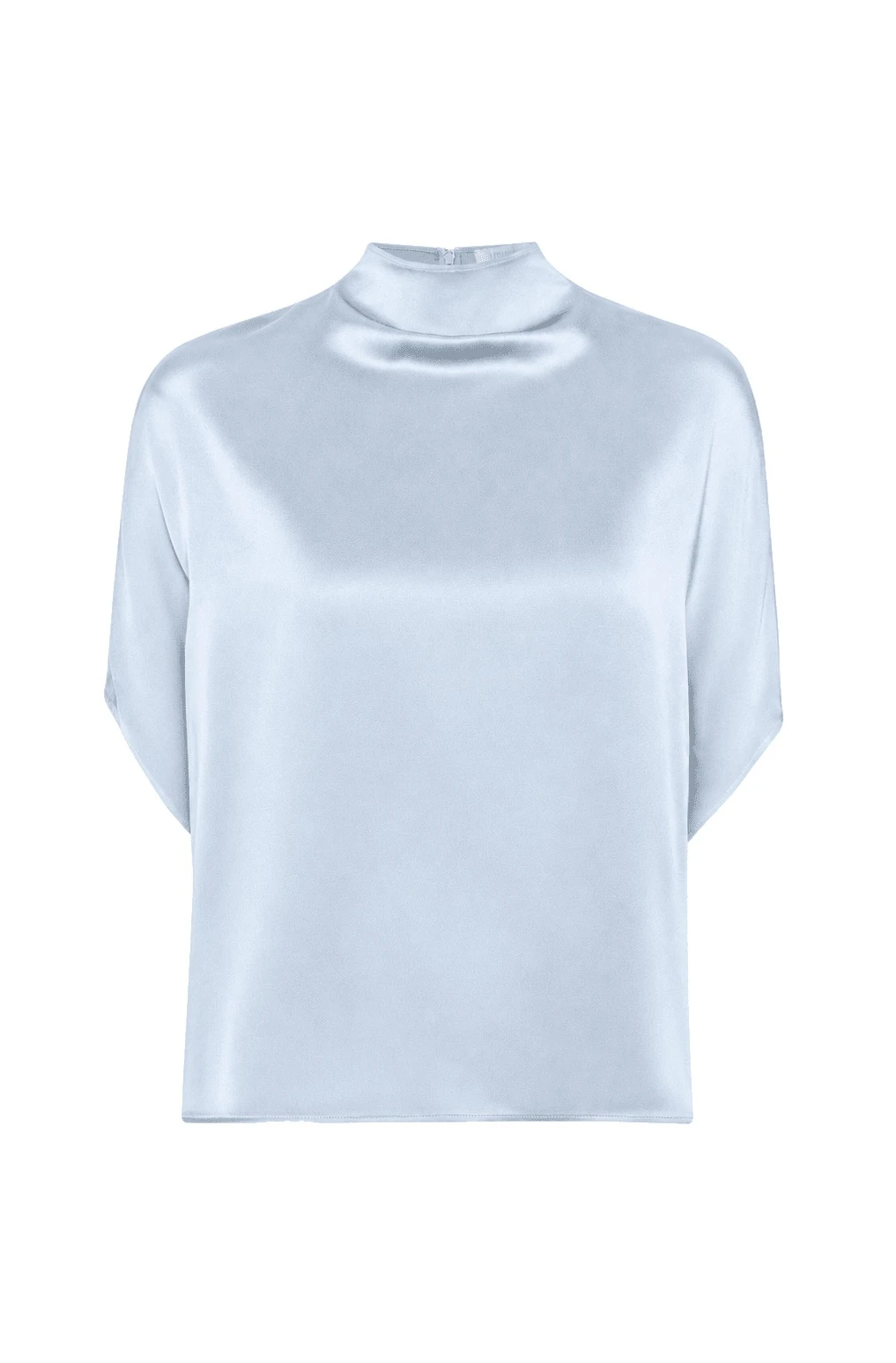 Satin Cape Tee in Cloud