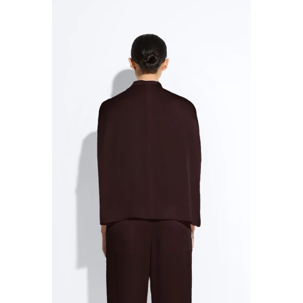 satin cape tee