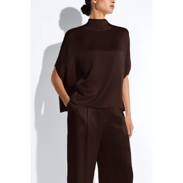 dark brown tops