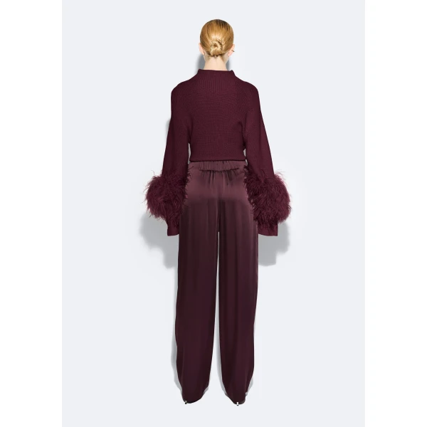 satin relaxed pant