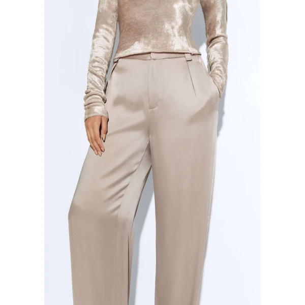 washed silver pants