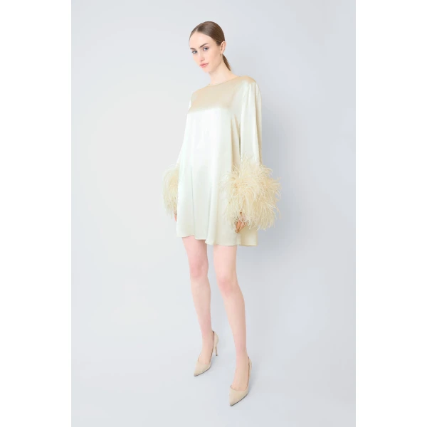 cream dresses