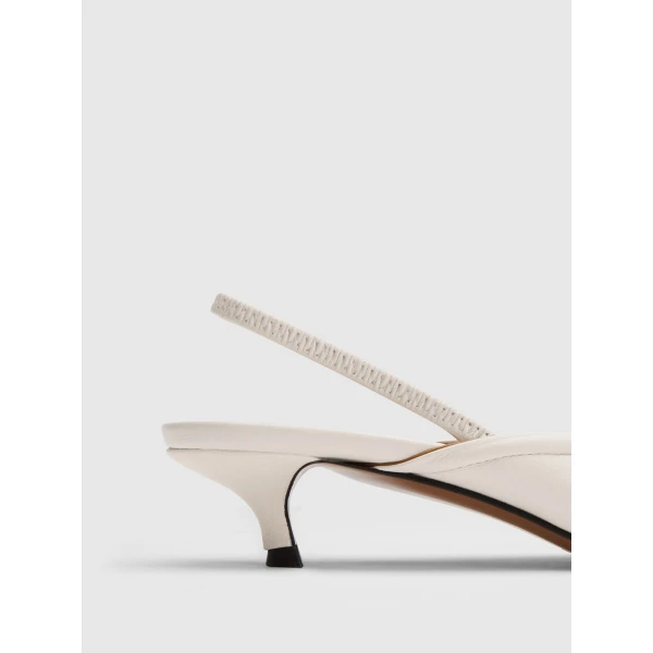 Ivory ATP Atelier slingbacks