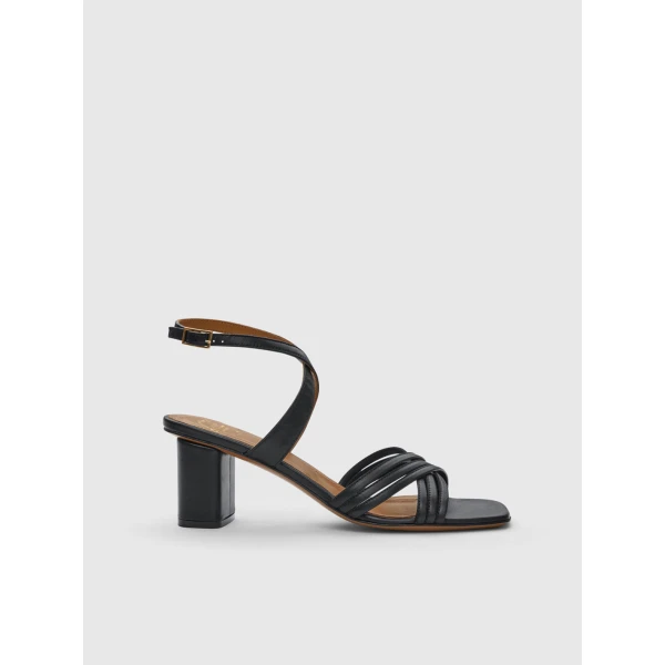 ATP Atelier Ledro in Black Heeled Sandals