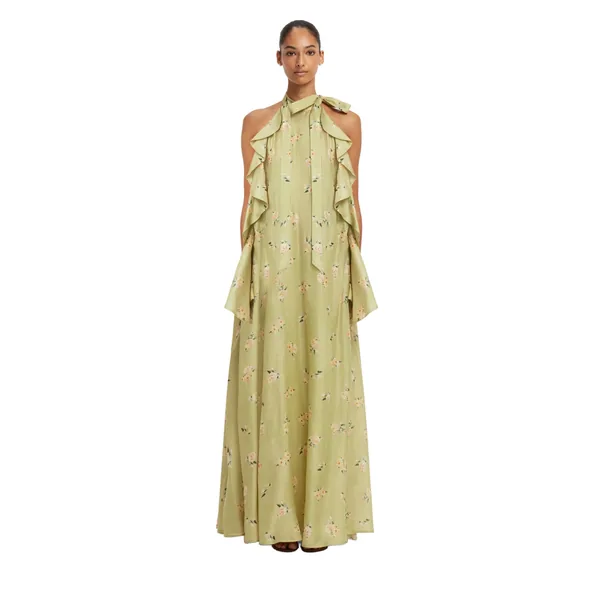 Anne Ruffled Maxi Dress