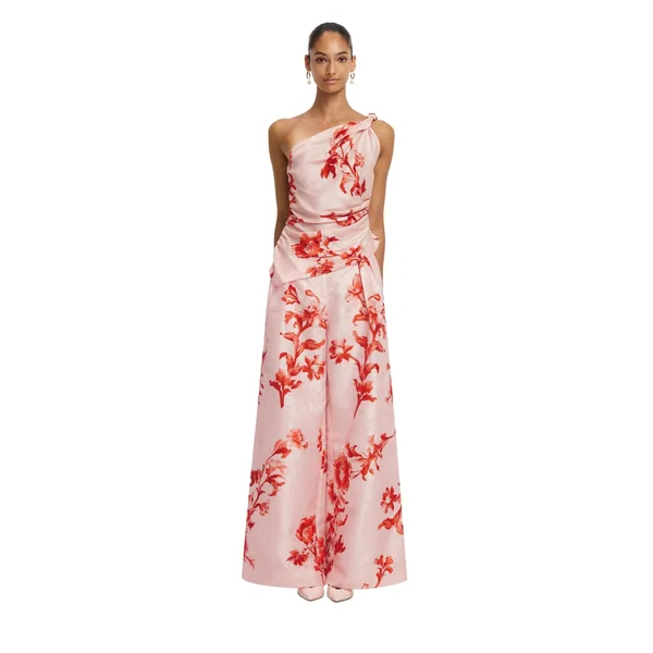 Elisha Jacquard Wide Leg Pants