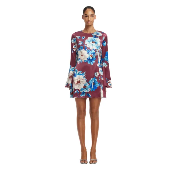 Suzanne Bell Sleeve Mini Dress