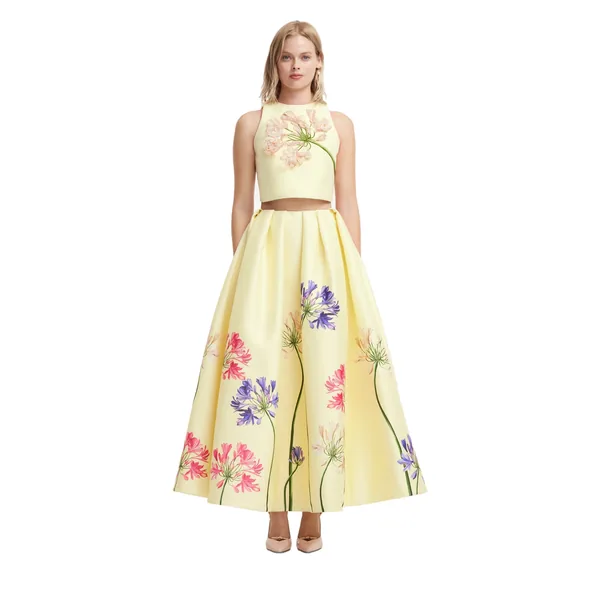 Victoria Puff Maxi Skirt
