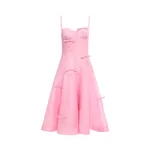 Leo Lin Marisol Bow Midi Dress in Pink