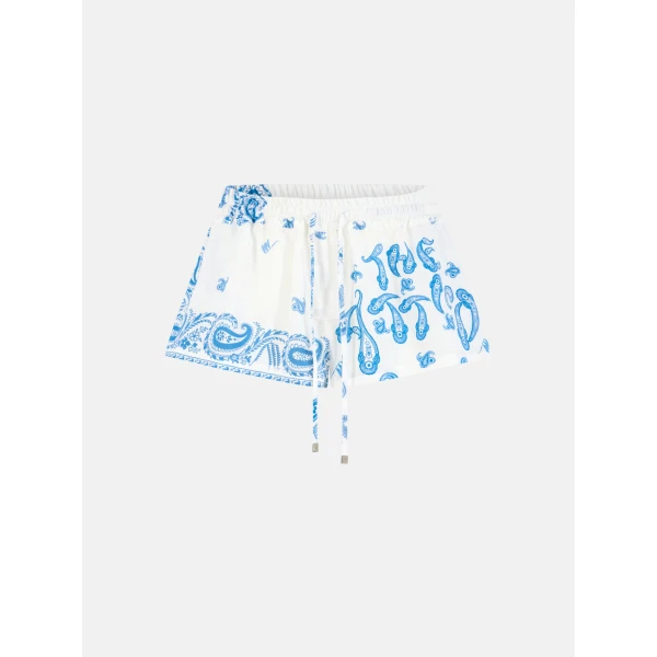 Light blue and white shorts