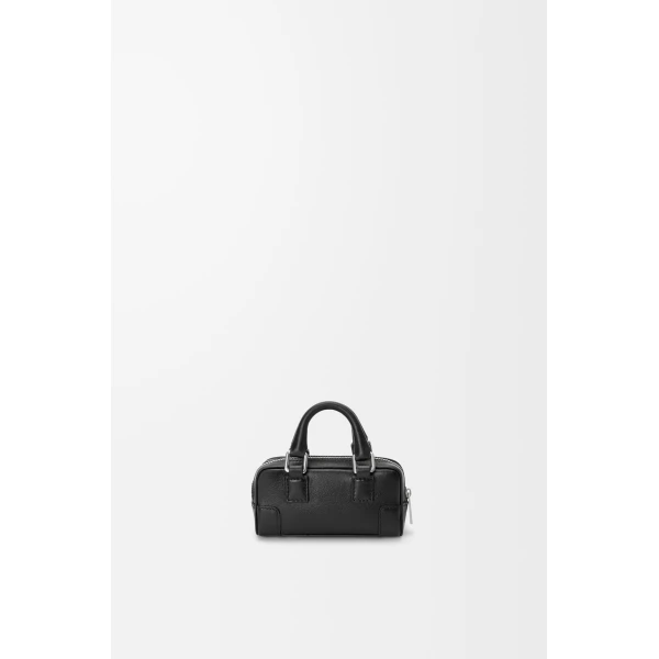 Loewe Amazona Nano in shiny calfskin, Black | Clutch Bags | Coveti