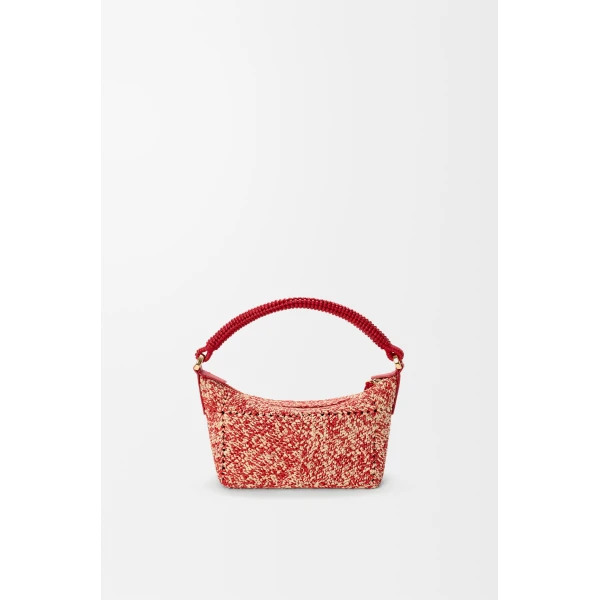 Loewe Cala mini bag in melange raffia, Red | Totes & Top-Handle Bags | Coveti