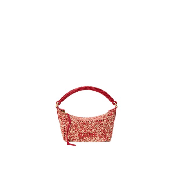 Loewe Cala mini bag in melange raffia, Red | Totes & Top-Handle Bags | Coveti
