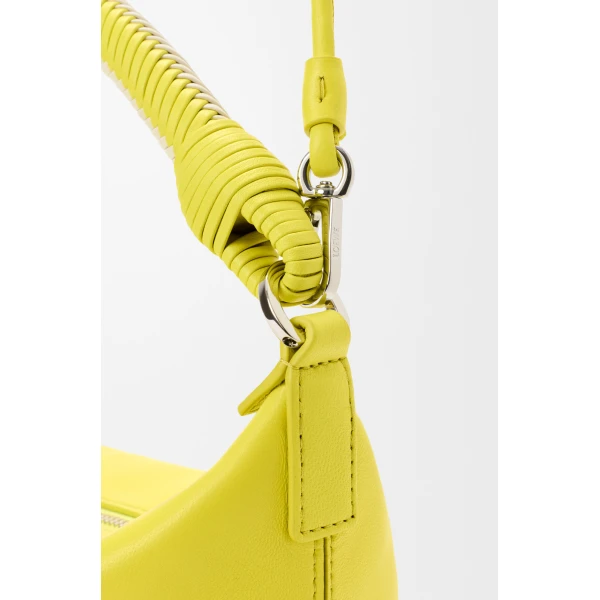 Loewe Cala mini bag in mellow nappa lambskin, Lemon/Soft White | Mini Bags | Coveti