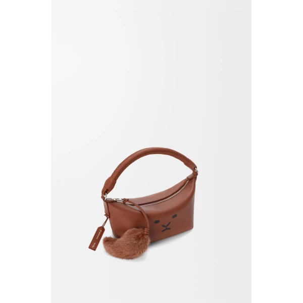 Loewe Cala mini bag in mellow nappa lambskin, Pecan | Mini Bags | Coveti