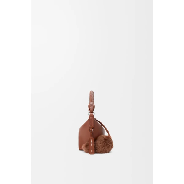 Loewe Cala mini bag in mellow nappa lambskin, Pecan | Mini Bags | Coveti