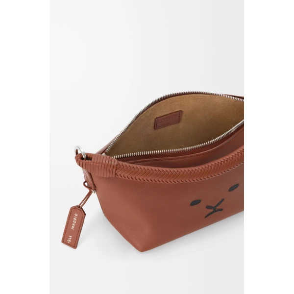 Loewe Cala mini bag in mellow nappa lambskin, Pecan | Mini Bags | Coveti